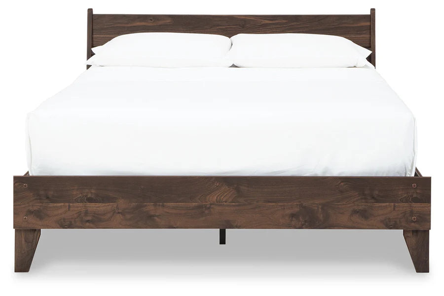 Calverson Mocha Platform Bedroom Set