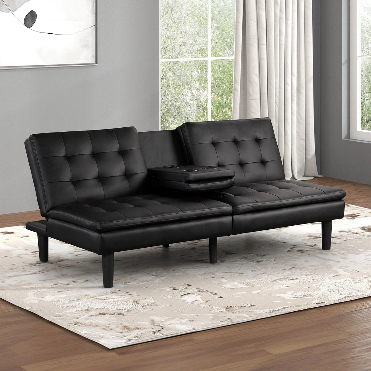 Sofá Cama Eidsberg con Carga USB y Mesa Abatible