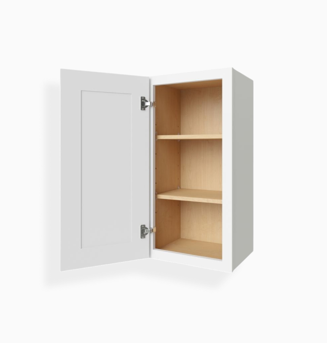 Armario de pared blanco Shaker de una puerta de 36″ de alto