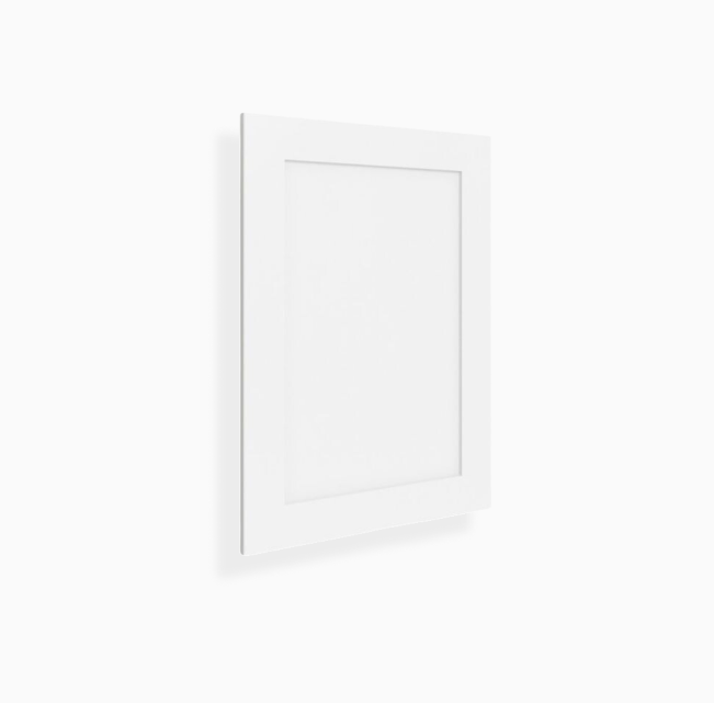 Panel decorativo para puerta estilo Shaker blanco