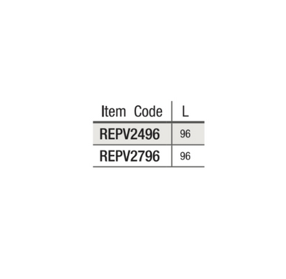 Gray Shaker Refrigerator End Panel