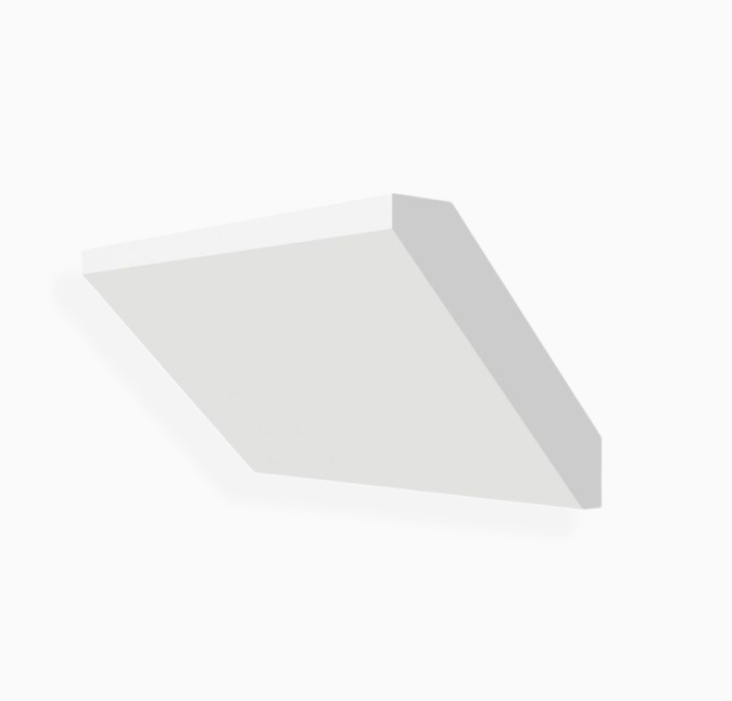 White Shaker Angle Crown Moulding