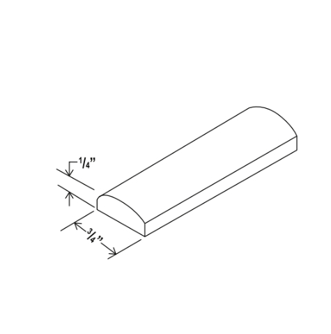 White Shaker Batten Moulding