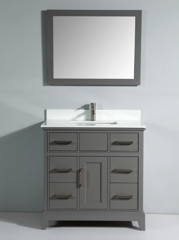 Genoa 36 in. Single Sink Bathroom Vanity Set