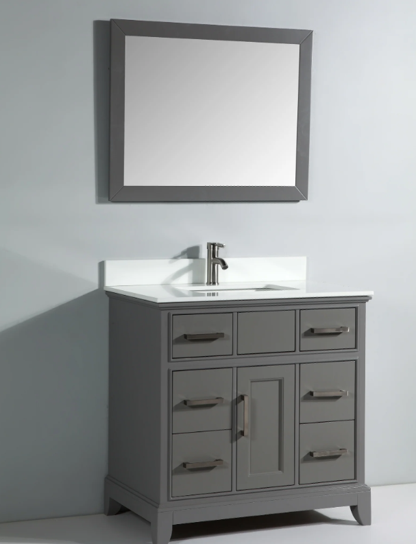 Genoa 36 in. Single Sink Bathroom Vanity Set