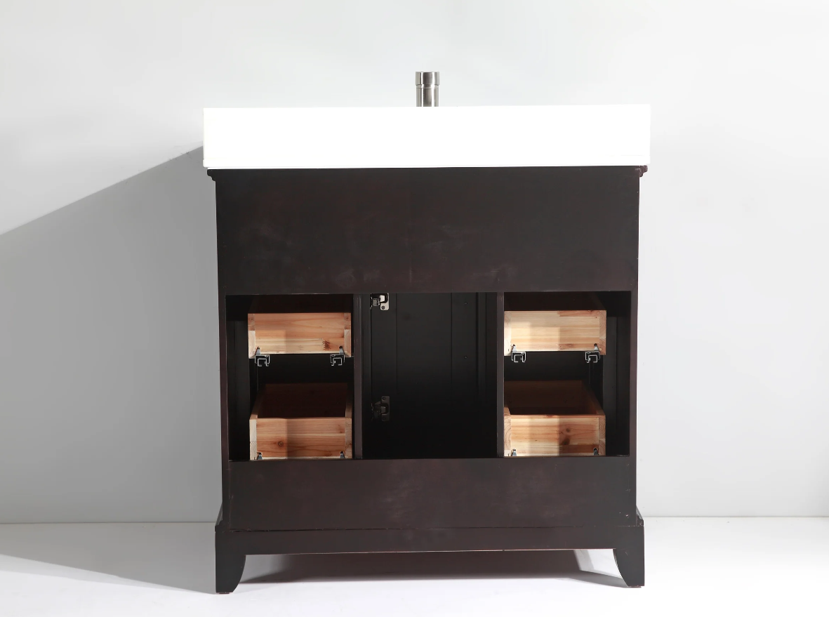 Genoa 36 in. Single Sink Bathroom Vanity Set