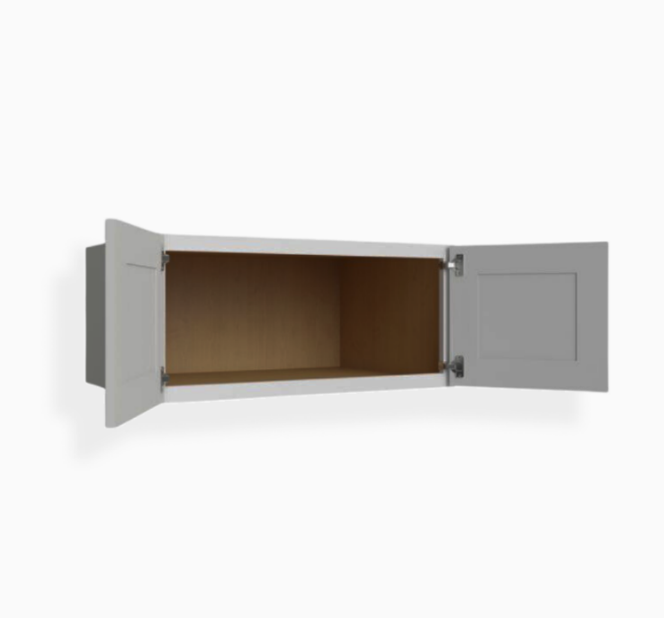 Gray Shaker 33″ W Refrigerator Wall Cabinet