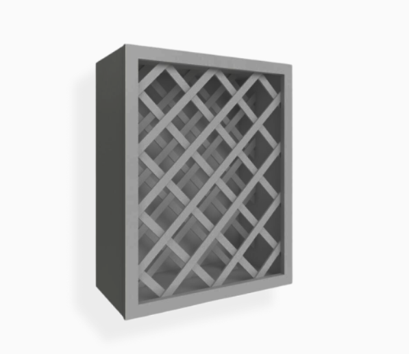 Gray Shaker Wine Rack