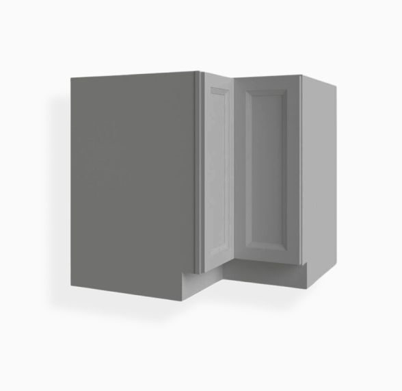 Gabinete de base gris Shaker de fácil acceso