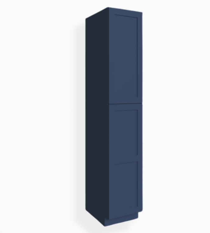 Navy Blue Shaker 18″ W Utility Pantry Cabinet