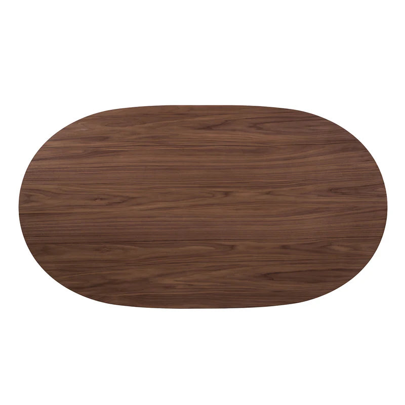 Uzwil Walnut 5-Piece Dining Set