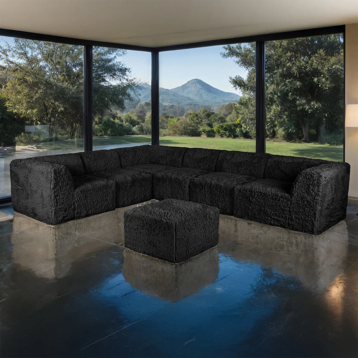 Nappi 7-Piece Modular Sectional with Ottoman
