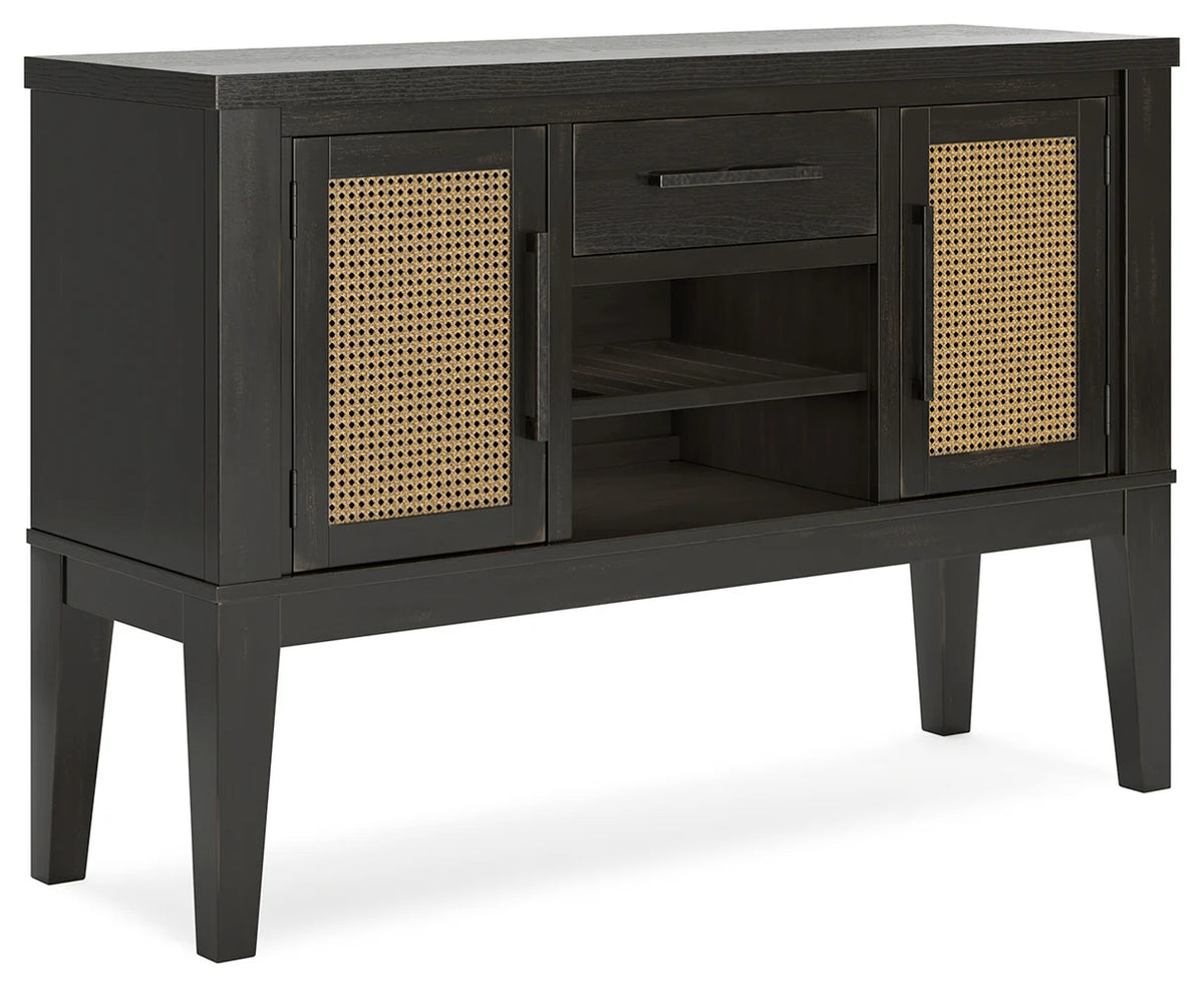 Galliden Aged Black Dining Server