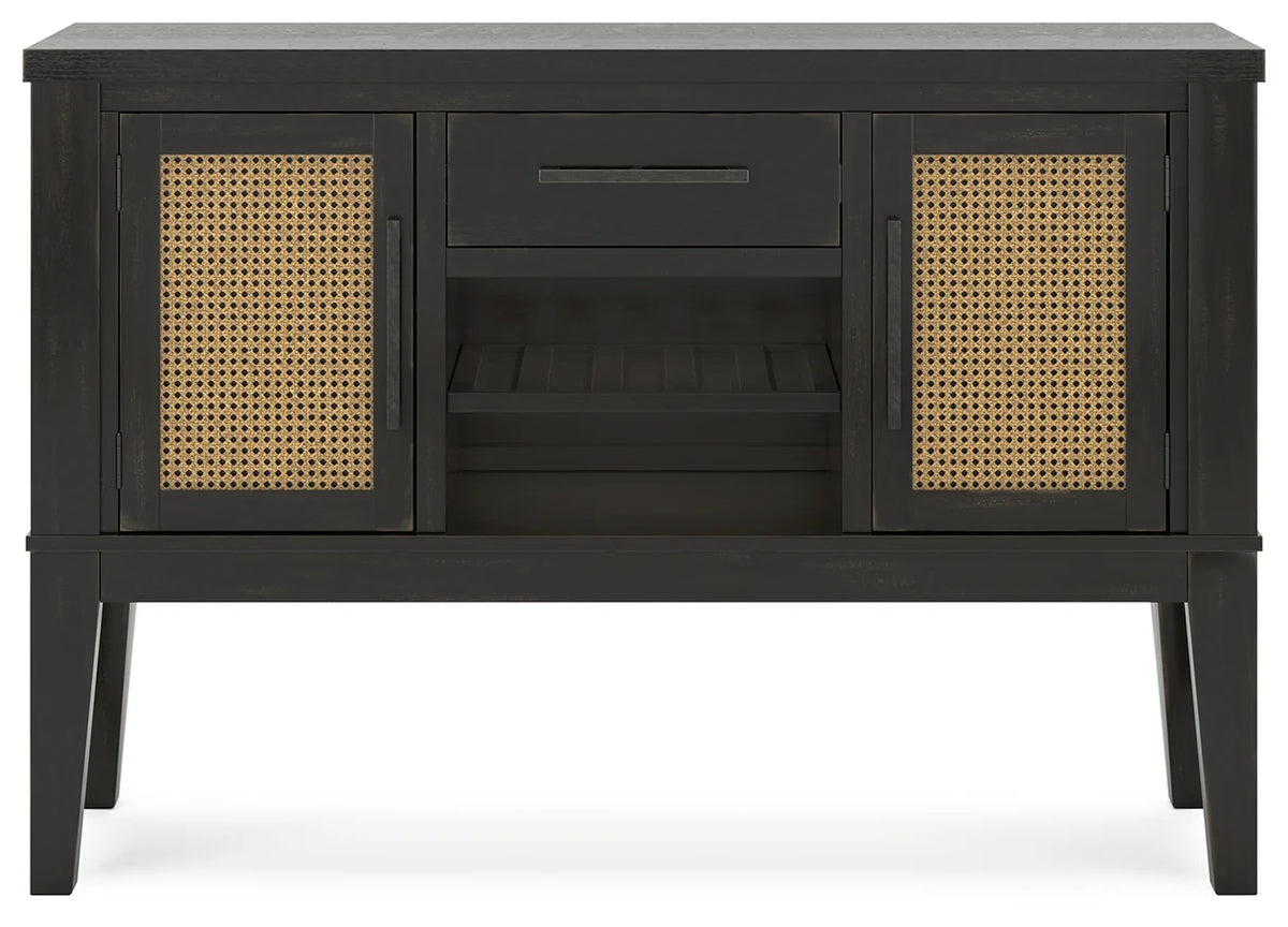Galliden Aged Black Dining Server
