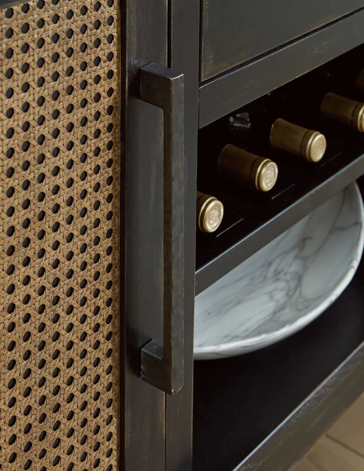 Galliden Aged Black Dining Server