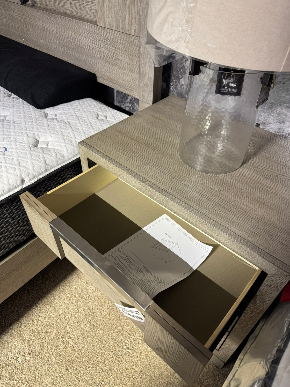 Kelis King Bed with 2 Nightstands