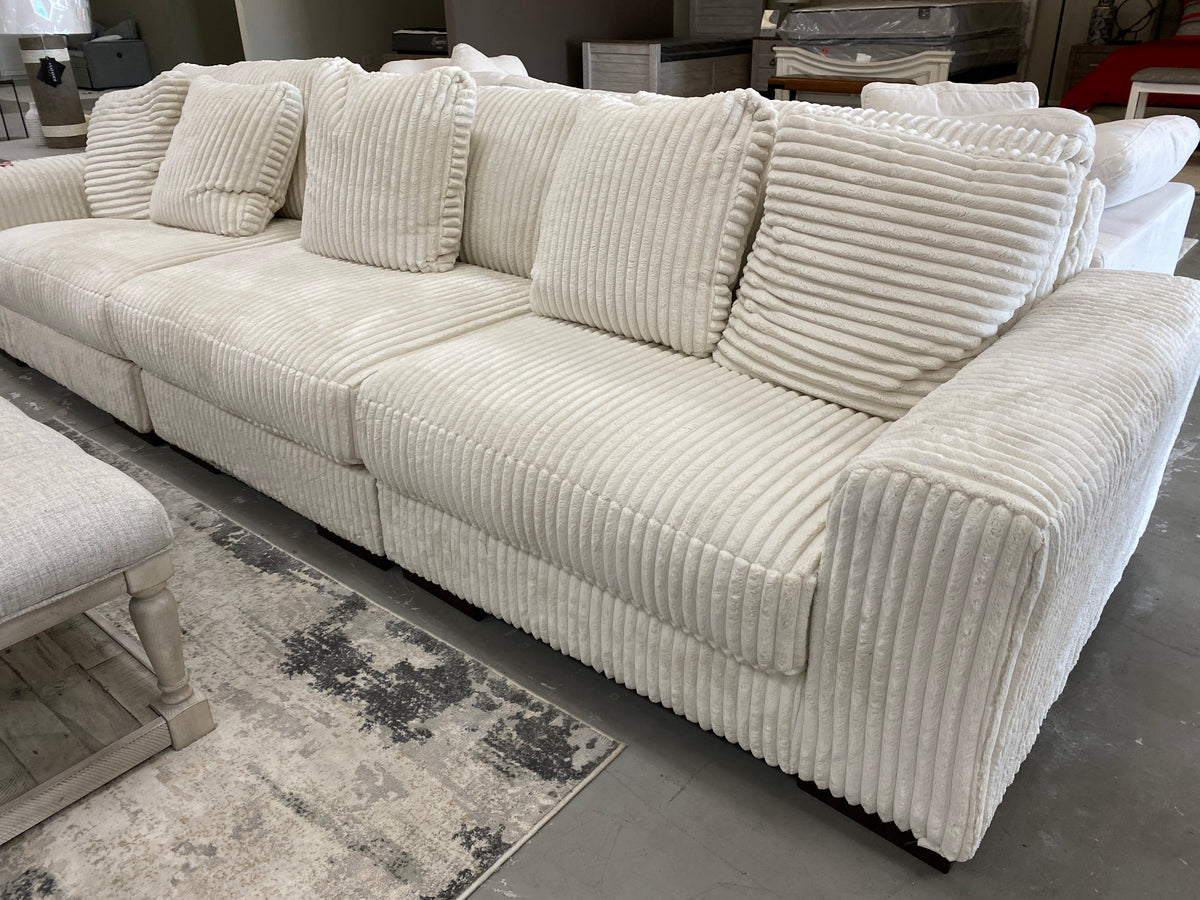 Lindyn Ivory or Fog 3-Piece Sectional and Sofa