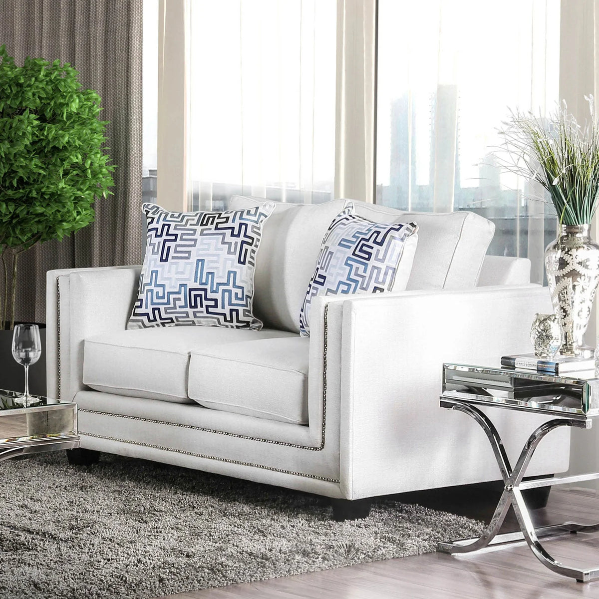 Ilse Ivory Sofa or Loveseat