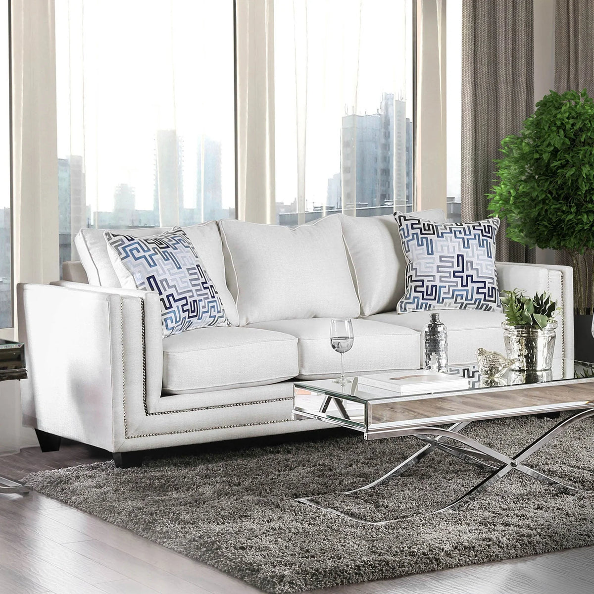 Ilse Ivory Sofa or Loveseat