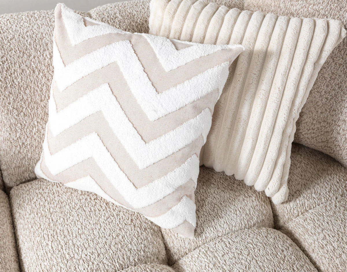 Ivy 146-Inch Bouclé Double Chaise Sectional