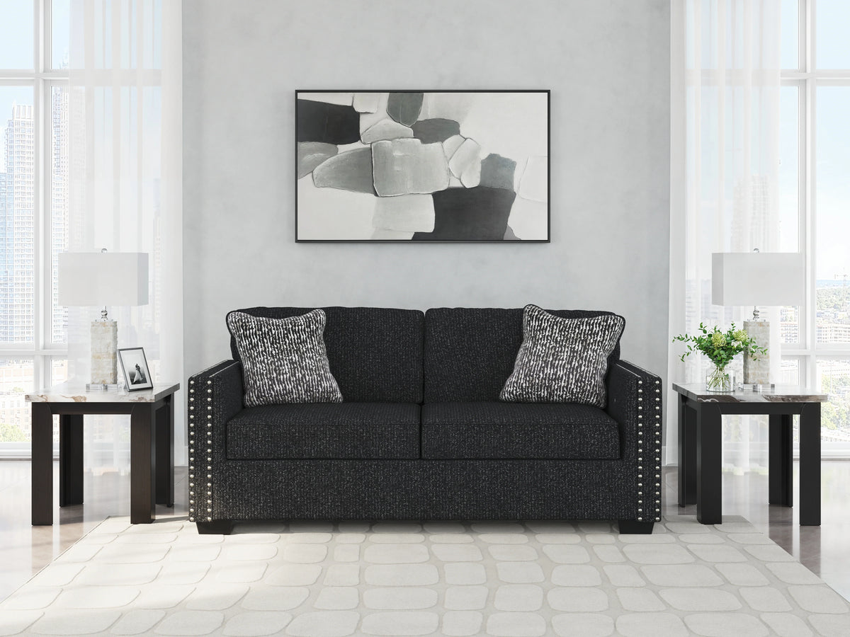 Jasmine Peaks Black Sofa, Loveseat, Chair or Ottoman