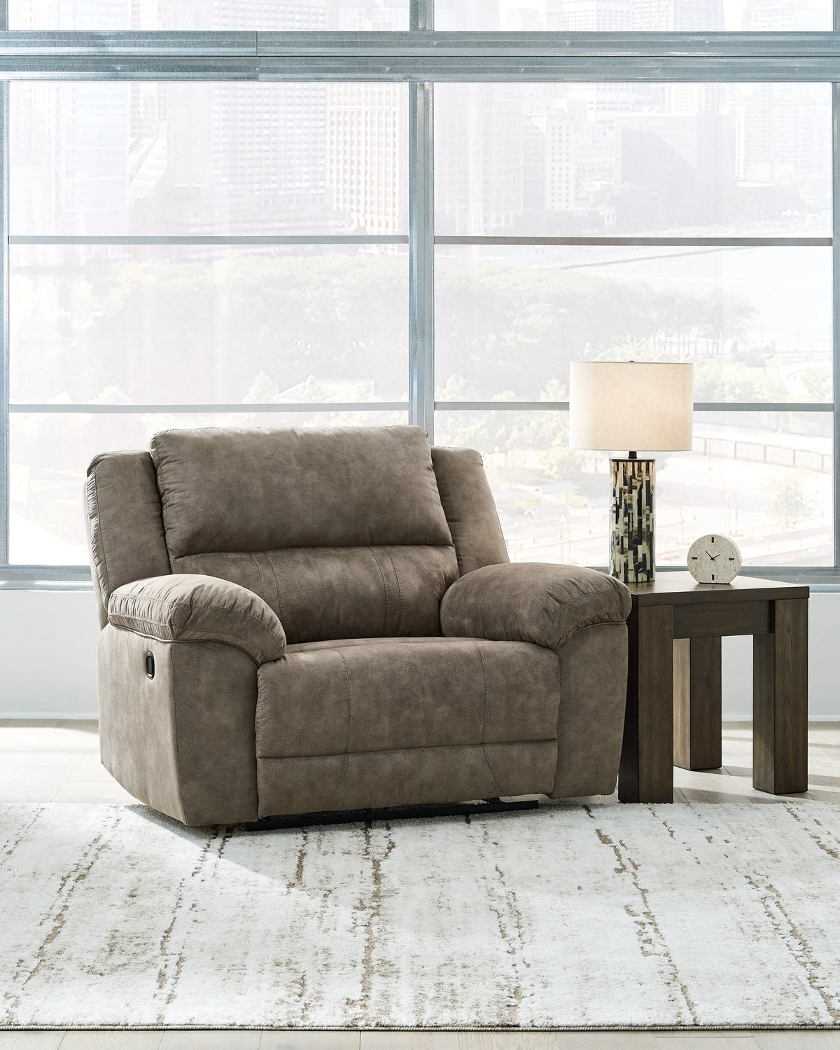 Laresview Fossil Gray Reclining Seating