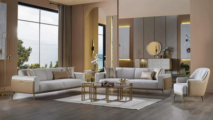 Montella Rome Vizon Living Room Set