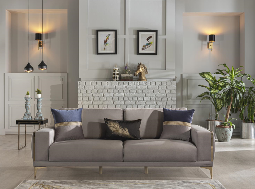 Carlino Napoly Gray Sleeper Sofa