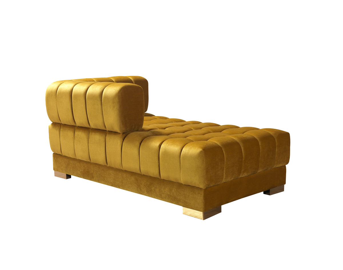Ariana 138-Inch Velvet Double Chaise Sectional