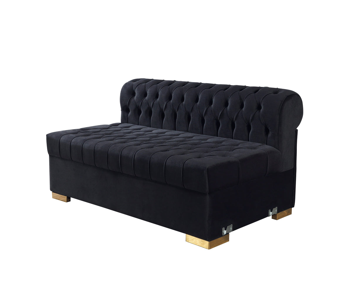 Lauren 136-Inch Velvet Double Chaise Sectional