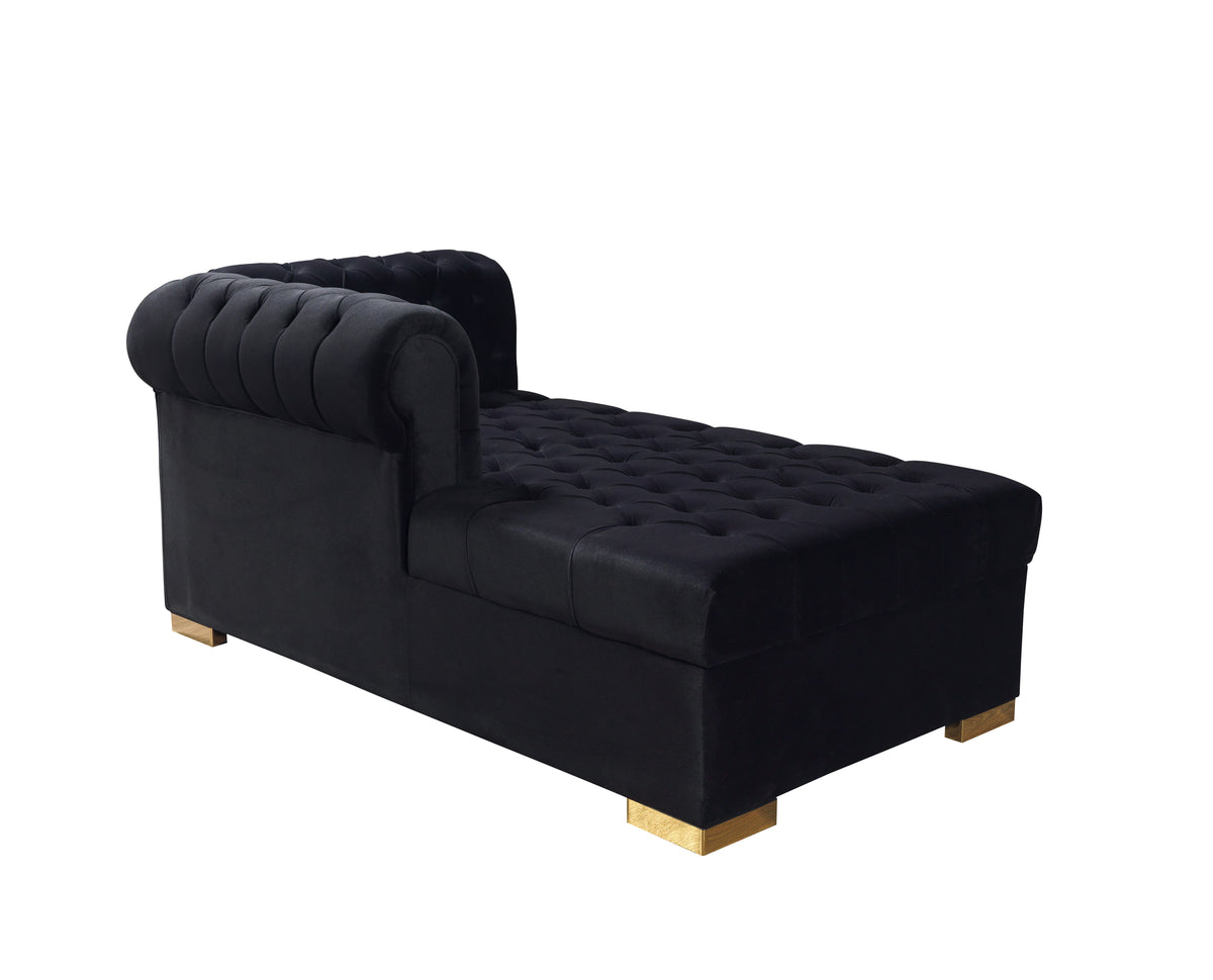 Lauren 136-Inch Velvet Double Chaise Sectional