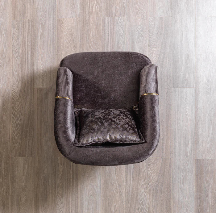 Santana Velvet Accent Chair, Five Colors