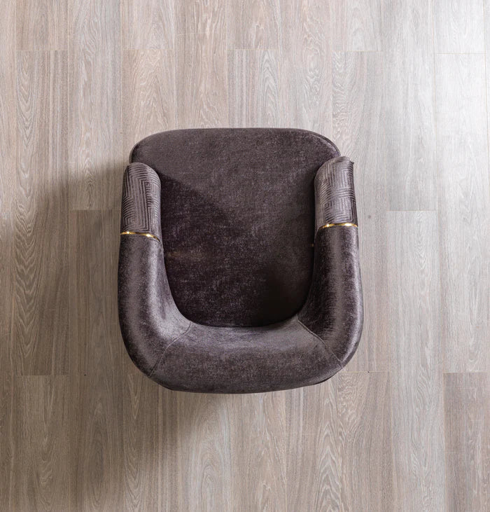 Santana Velvet Accent Chair, Five Colors