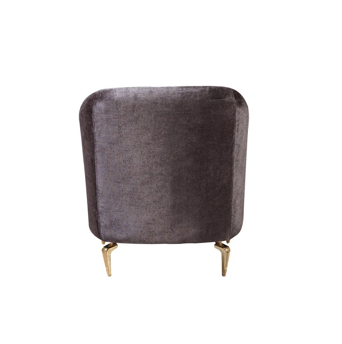 Santana Velvet Accent Chair, Five Colors