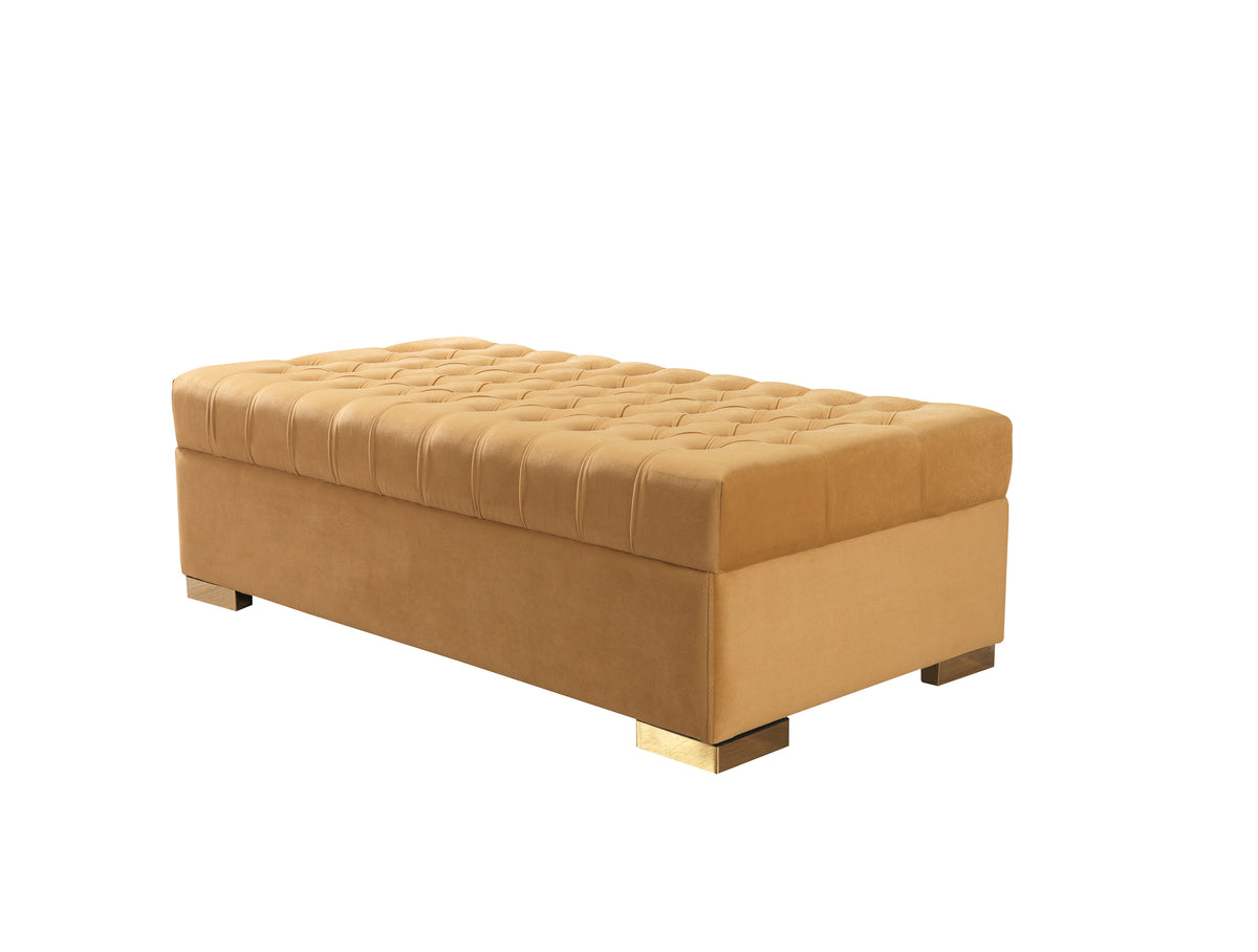 Lauren 136-Inch Velvet Double Chaise Sectional
