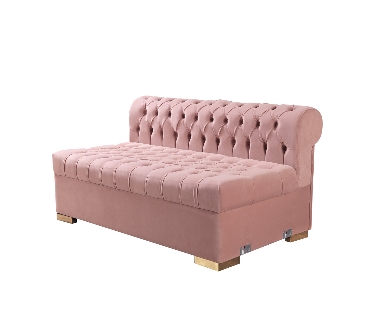Lauren 136-Inch Velvet Double Chaise Sectional