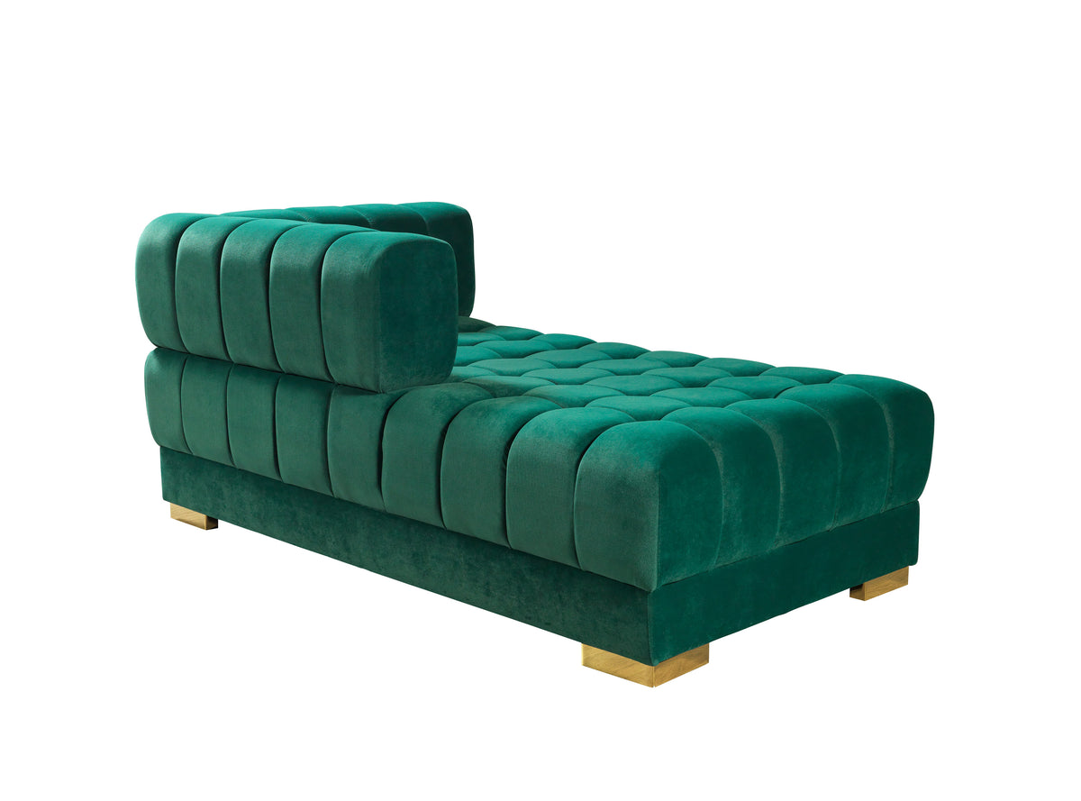 Ariana 138-Inch Velvet Double Chaise Sectional