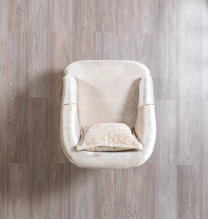 Santana Velvet Accent Chair, Five Colors