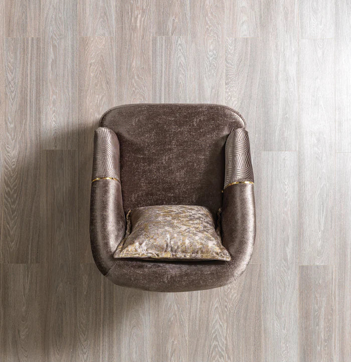 Santana Velvet Accent Chair, Five Colors