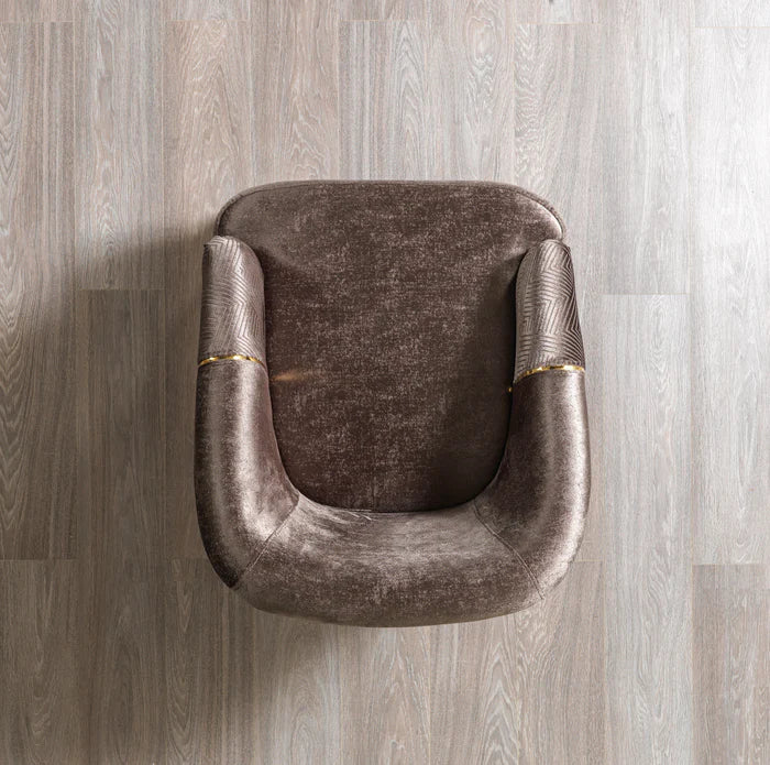 Santana Velvet Accent Chair, Five Colors