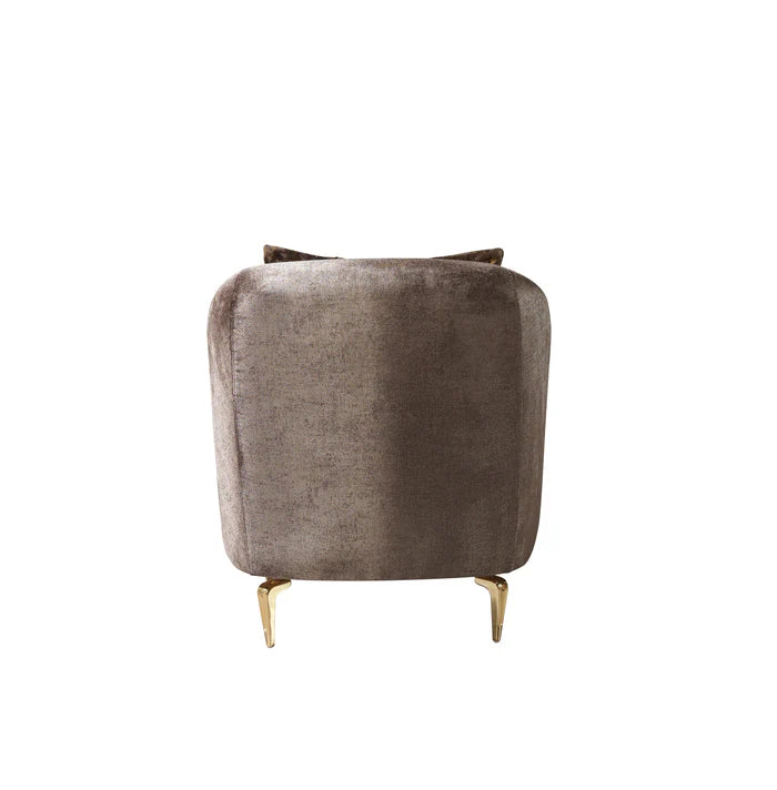 Santana Velvet Accent Chair, Five Colors