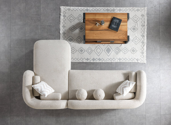 Liva Boucle 110" Sectional