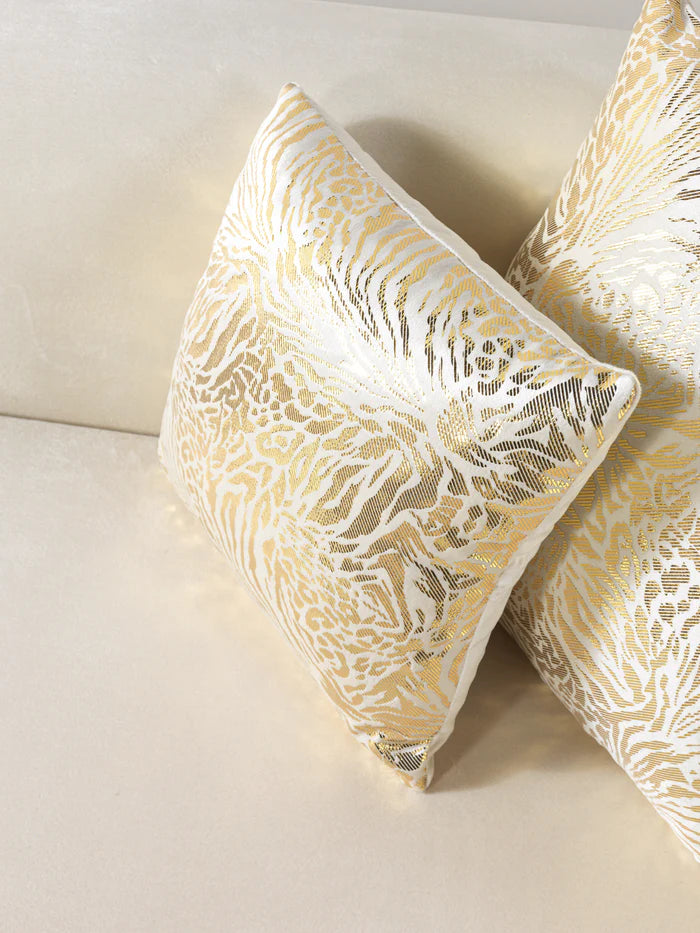 Anica Ivory Velvet Sofa and Loveseat Set