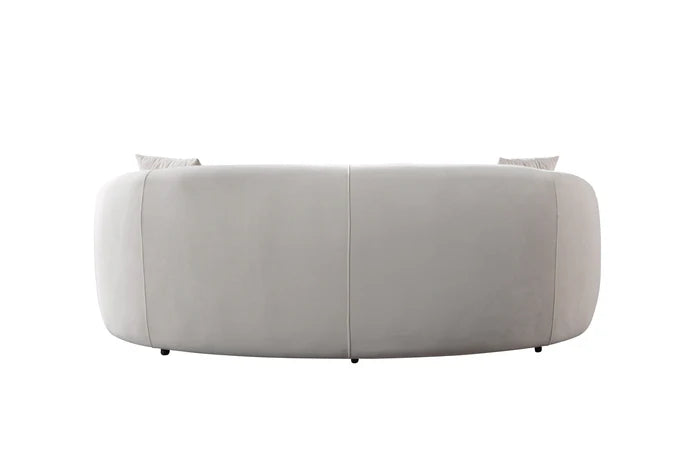 Bonita Ivory Velvet Sofa