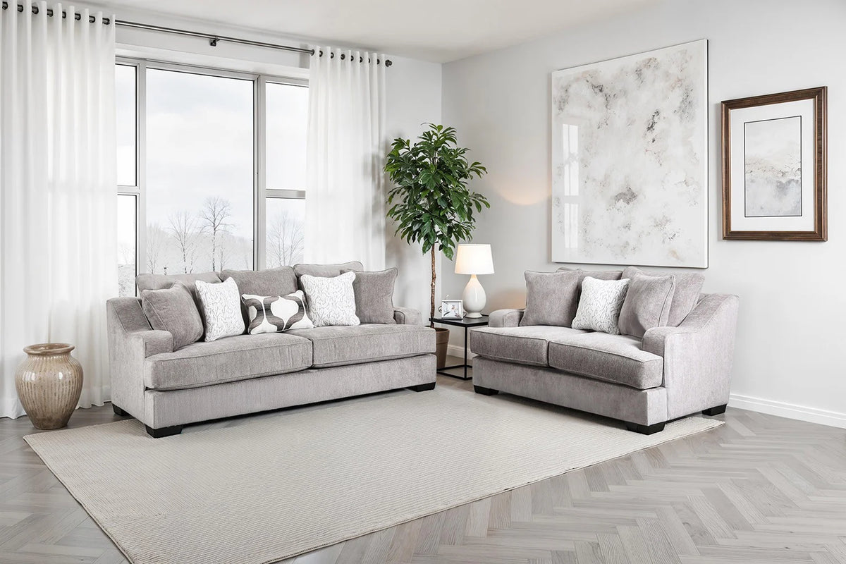 Mayfield Gray Sofa or Loveseat