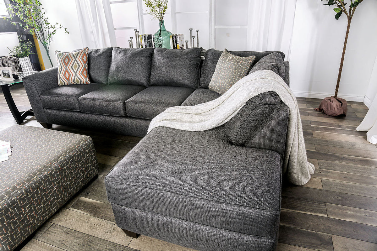 Earl Gray Sectional or Ottoman