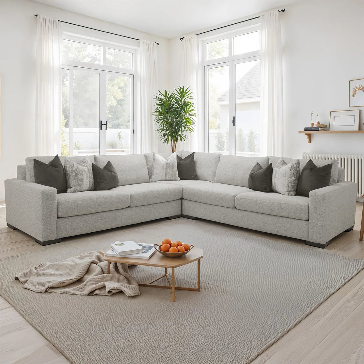 Romsey Light Gray Sectional