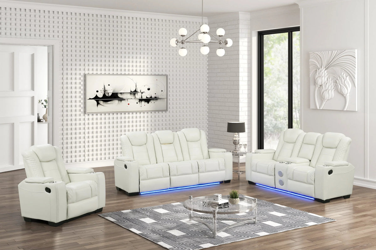 Stefano 3-Piece Manual Reclining Living Room Set