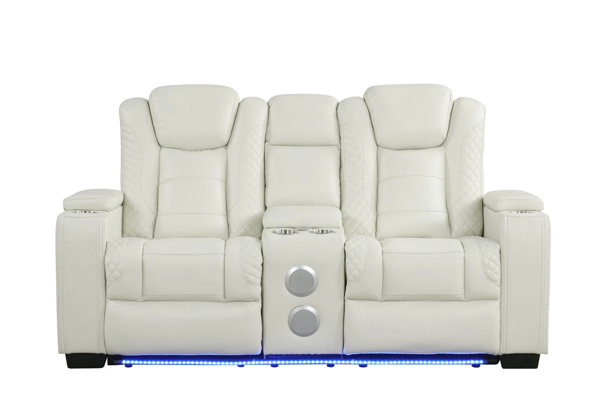 Stefano 3-Piece Manual Reclining Living Room Set