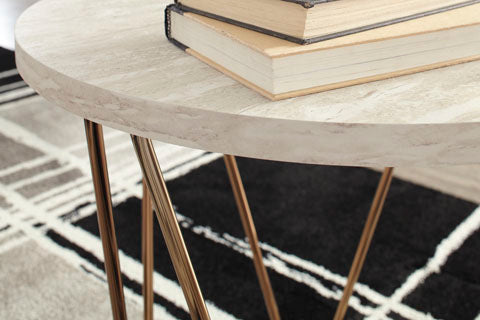 Tarica Faux Marble 3-Piece Table Set